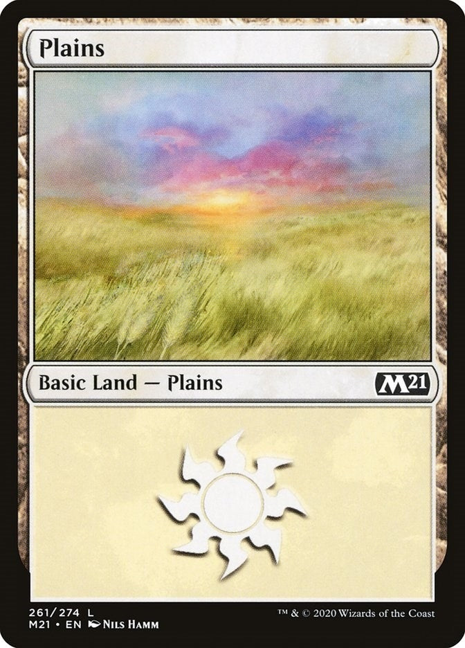 Image for Plains (261) (Core Set 2021) (261) - Magic: The Gathering
