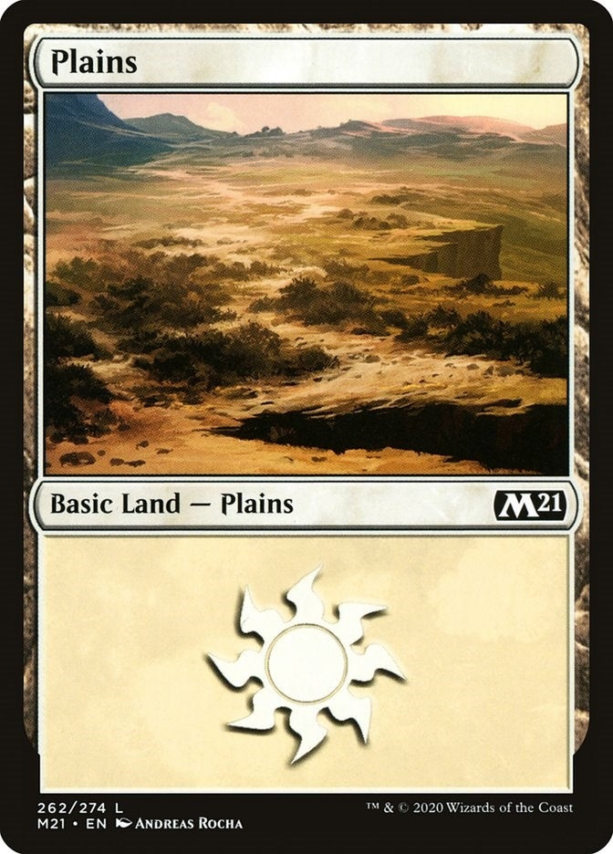 Image for Plains (262) (Core Set 2021) (262) - Magic: The Gathering