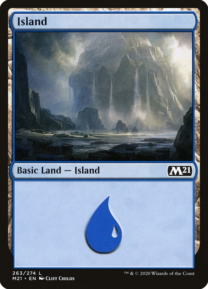 Image for Island (263) (Core Set 2021) (263) - Magic: The Gathering