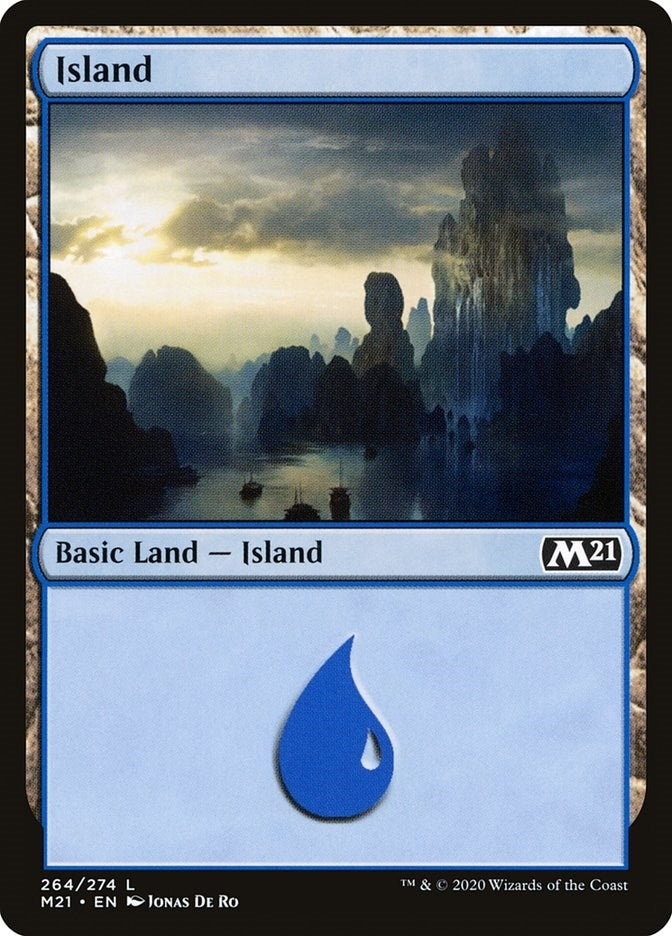 Image for Island (264) (Core Set 2021) (264) - Magic: The Gathering