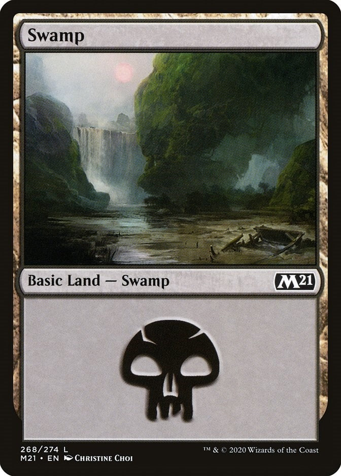 Image for Swamp (268) (Core Set 2021) (268) - Magic: The Gathering