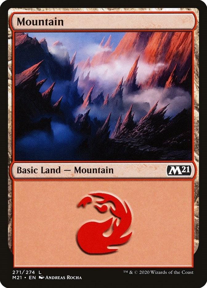 Image for Mountain (271) (Core Set 2021) (271) - Magic: The Gathering