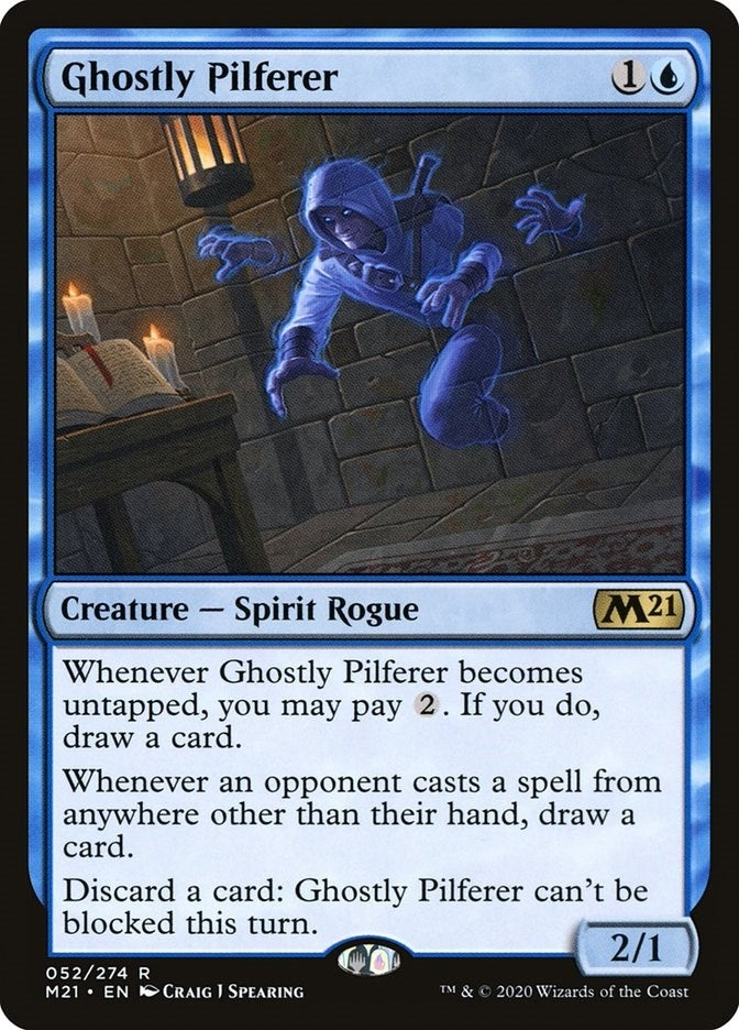 Image for Ghostly Pilferer (Core Set 2021) (52) - Magic: The Gathering