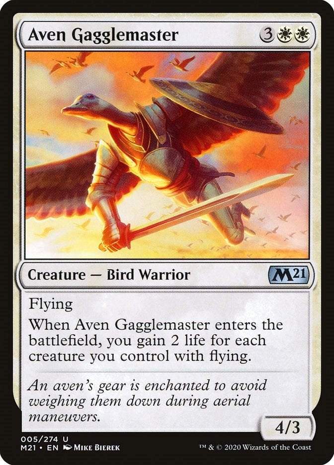 Image for Aven Gagglemaster (Core Set 2021) (5) - Magic: The Gathering