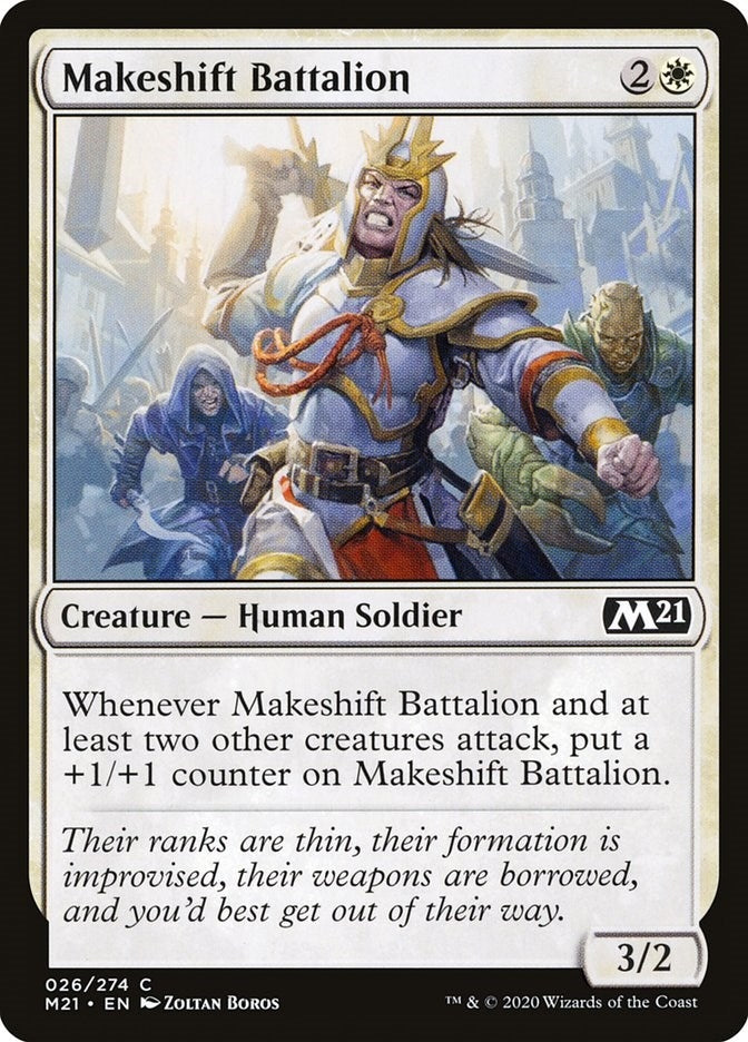 Image for Makeshift Battalion (Core Set 2021) (26) - Magic: The Gathering