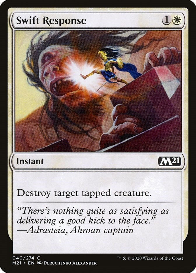 Image for Swift Response (Core Set 2021) (40) - Magic: The Gathering