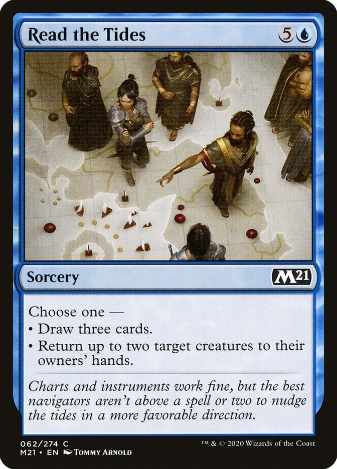 Image for Read the Tides (Core Set 2021) (62) - Magic: The Gathering