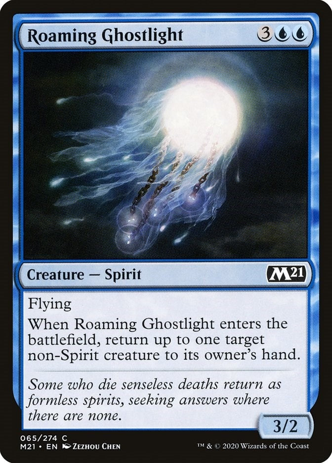 Image for Roaming Ghostlight (Core Set 2021) (65) - Magic: The Gathering