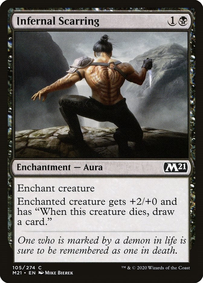 Image for Infernal Scarring (Core Set 2021) (105) - Magic: The Gathering