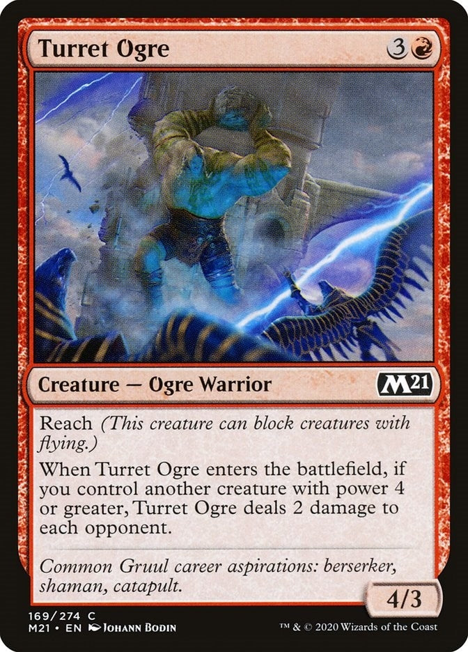 Image for Turret Ogre (Core Set 2021) (169) - Magic: The Gathering