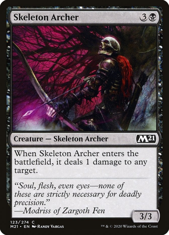 Image for Skeleton Archer (Core Set 2021) (123) - Magic: The Gathering