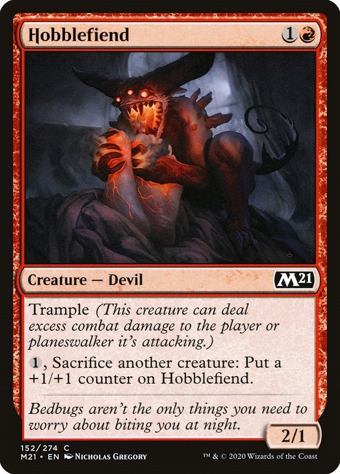 Image for Hobblefiend (Core Set 2021) (152) - Magic: The Gathering