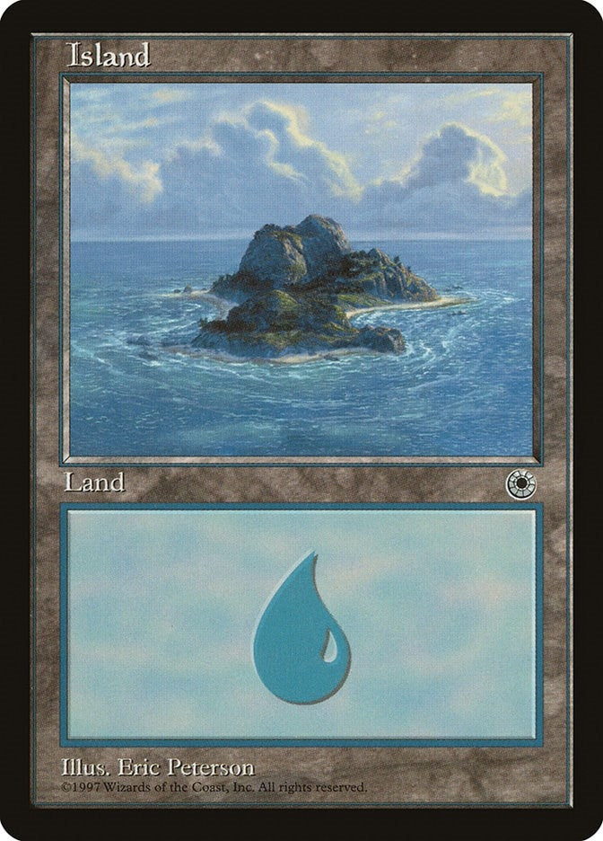Image for Island (Beach Right) (Portal) - Magic: The Gathering