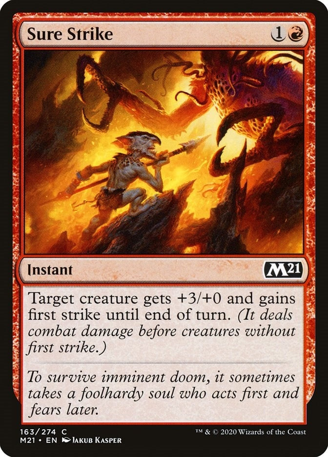 Image for Sure Strike (Core Set 2021) (163) - Magic: The Gathering