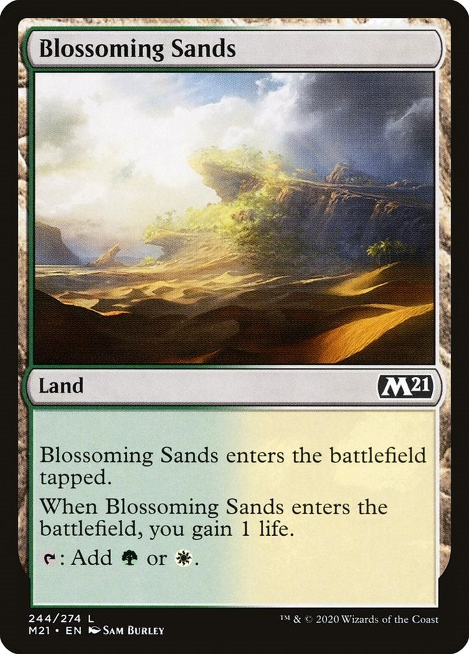 Image for Blossoming Sands (Core Set 2021) (244) - Magic: The Gathering