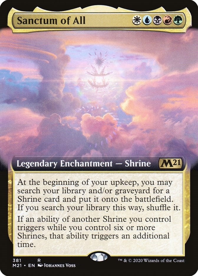 Image for Sanctum of All (Extended Art) (Core Set 2021) (381) - Magic: The Gathering