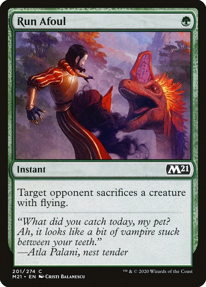 Image for Run Afoul (Core Set 2021) (201) - Magic: The Gathering