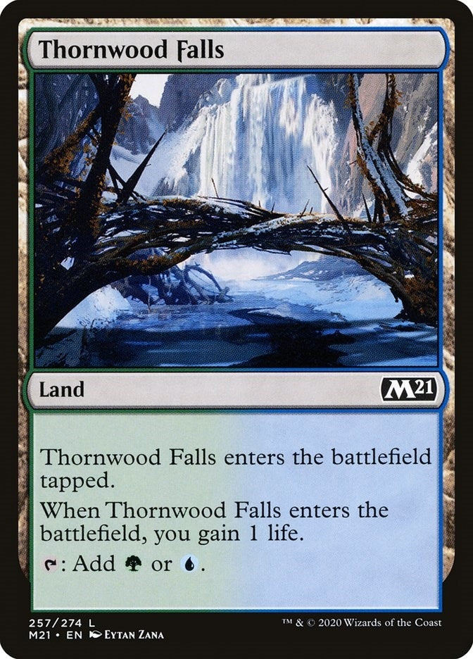 Image for Thornwood Falls (Core Set 2021) (257) - Magic: The Gathering
