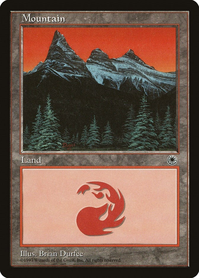 Image for Mountain (Three Peaks) (Portal) - Magic: The Gathering