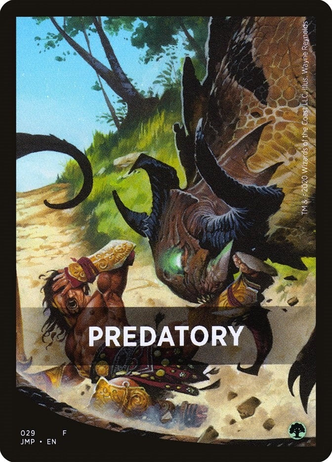 Image for Predatory Theme Card (Jumpstart) (29) - Magic: The Gathering