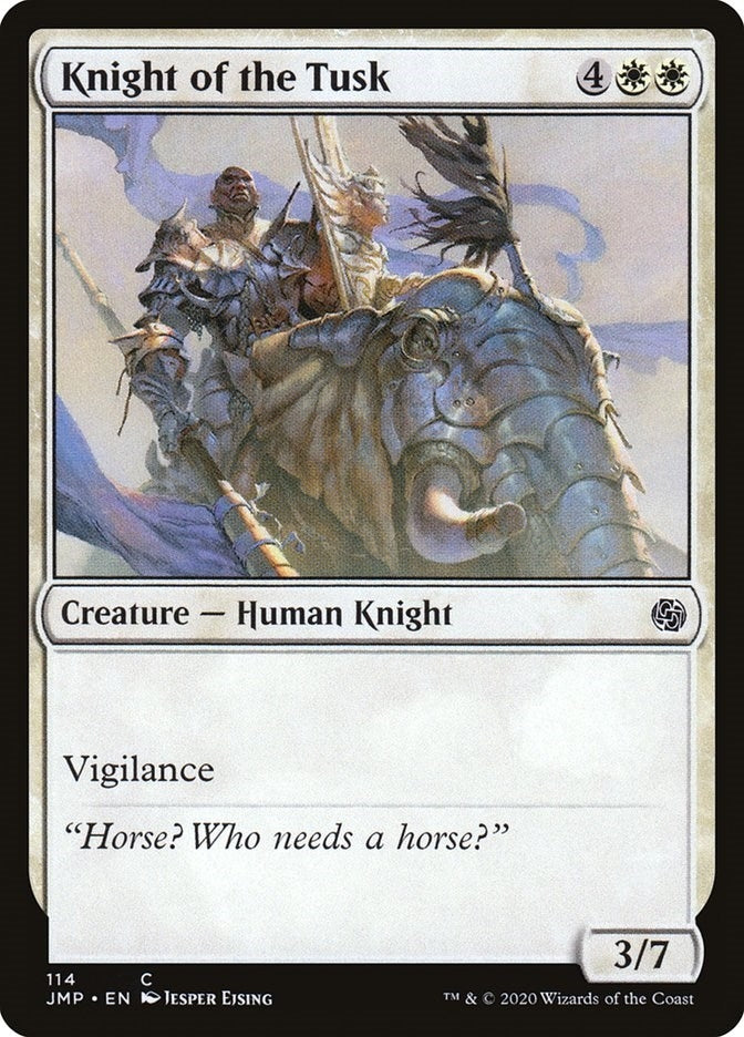 Image for Knight of the Tusk (Jumpstart) (114) - Magic: The Gathering