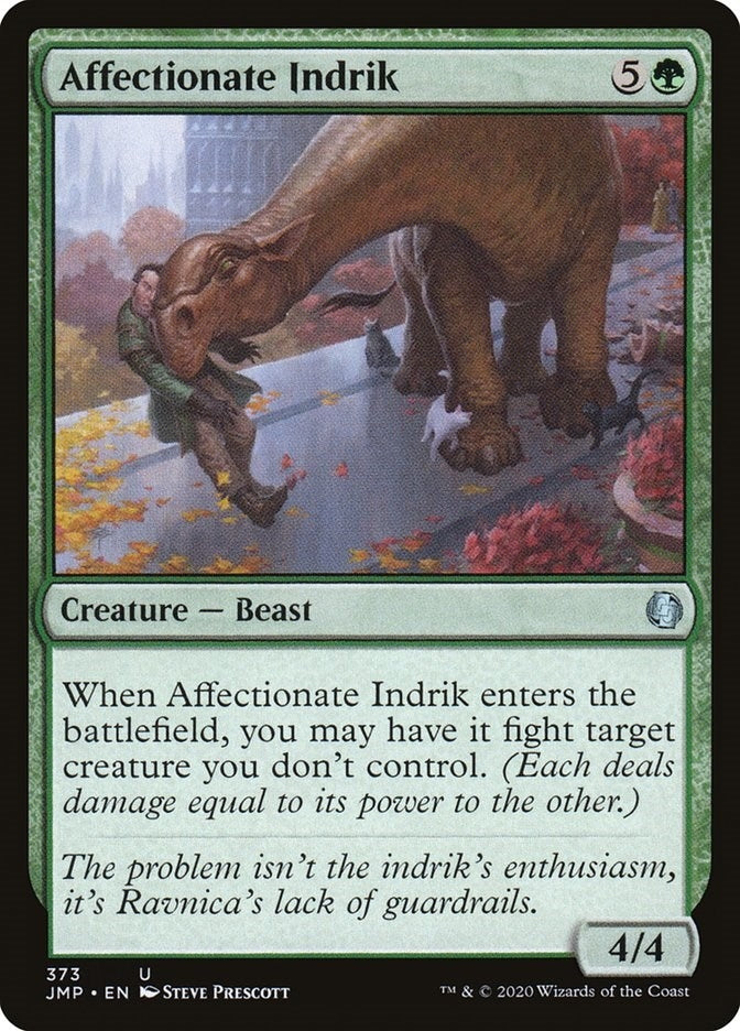 Image for Affectionate Indrik (Jumpstart) (373) - Magic: The Gathering