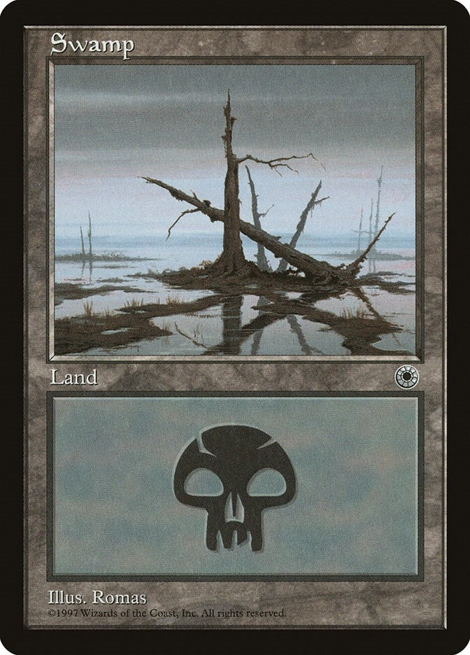Image for Swamp (Crossed Trees) (Portal) - Magic: The Gathering