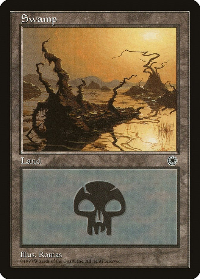Image for Swamp (Yellow Sun) (Portal) - Magic: The Gathering