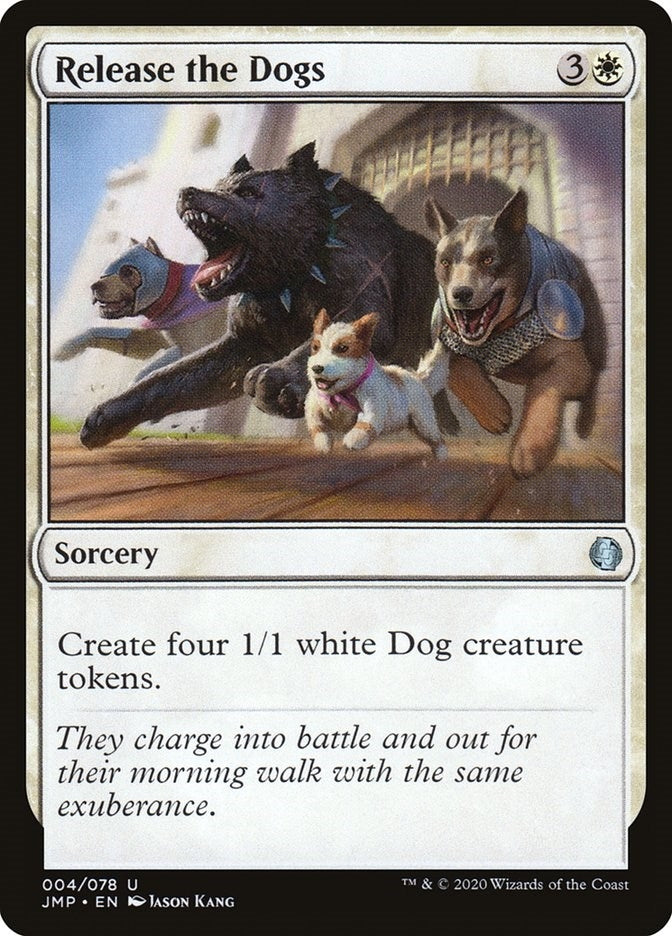 Image for Release the Dogs (Jumpstart) (4) - Magic: The Gathering