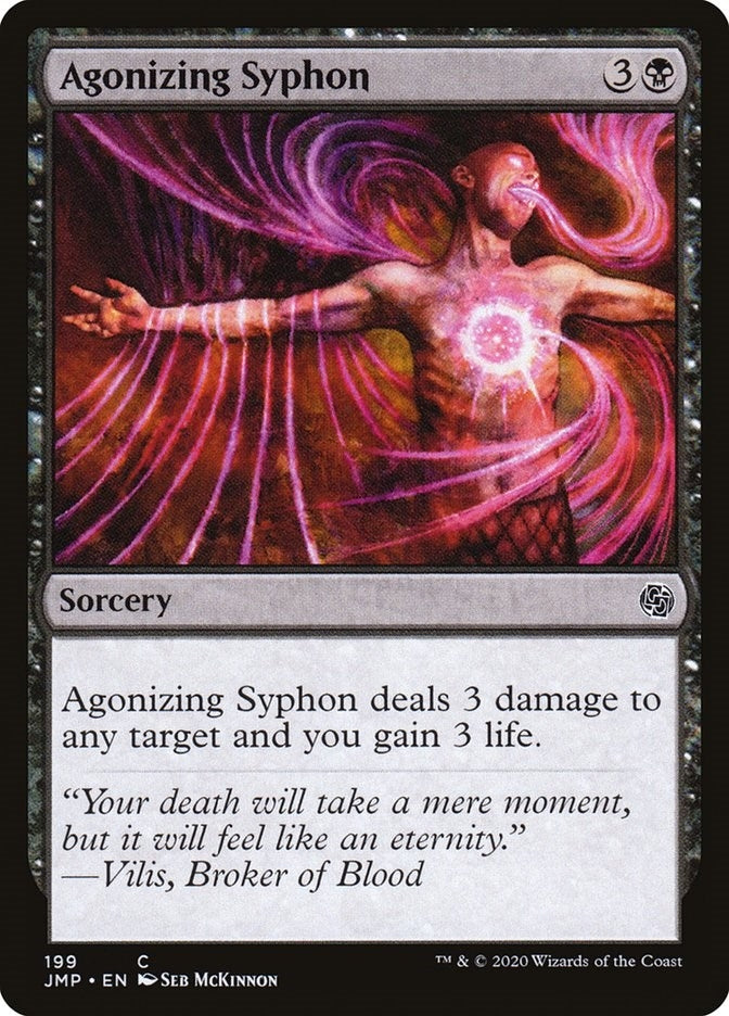 Image for Agonizing Syphon (Jumpstart) (199) - Magic: The Gathering