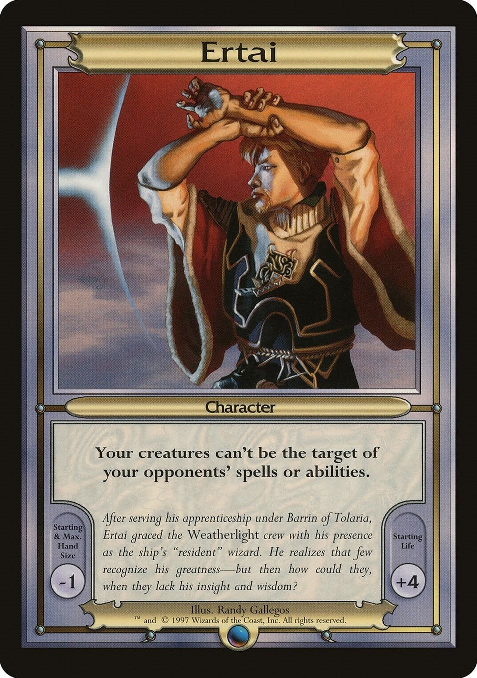 Image for Ertai (Oversize) (Vanguard) - Magic: The Gathering