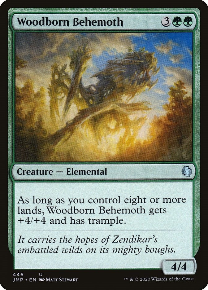 Image for Woodborn Behemoth (Jumpstart) (446) - Magic: The Gathering