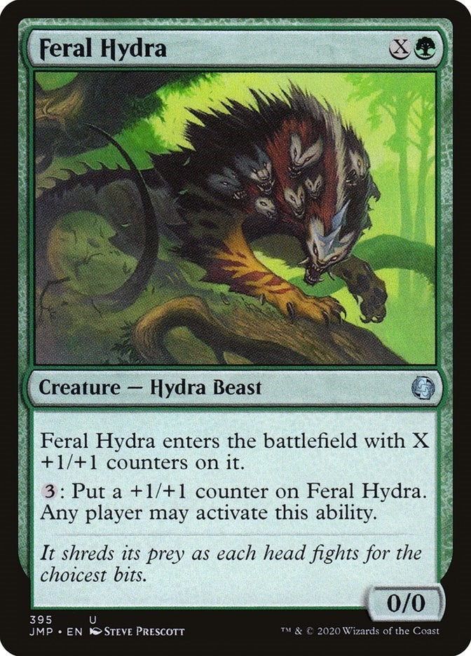 Image for Feral Hydra (Jumpstart) (395) - Magic: The Gathering