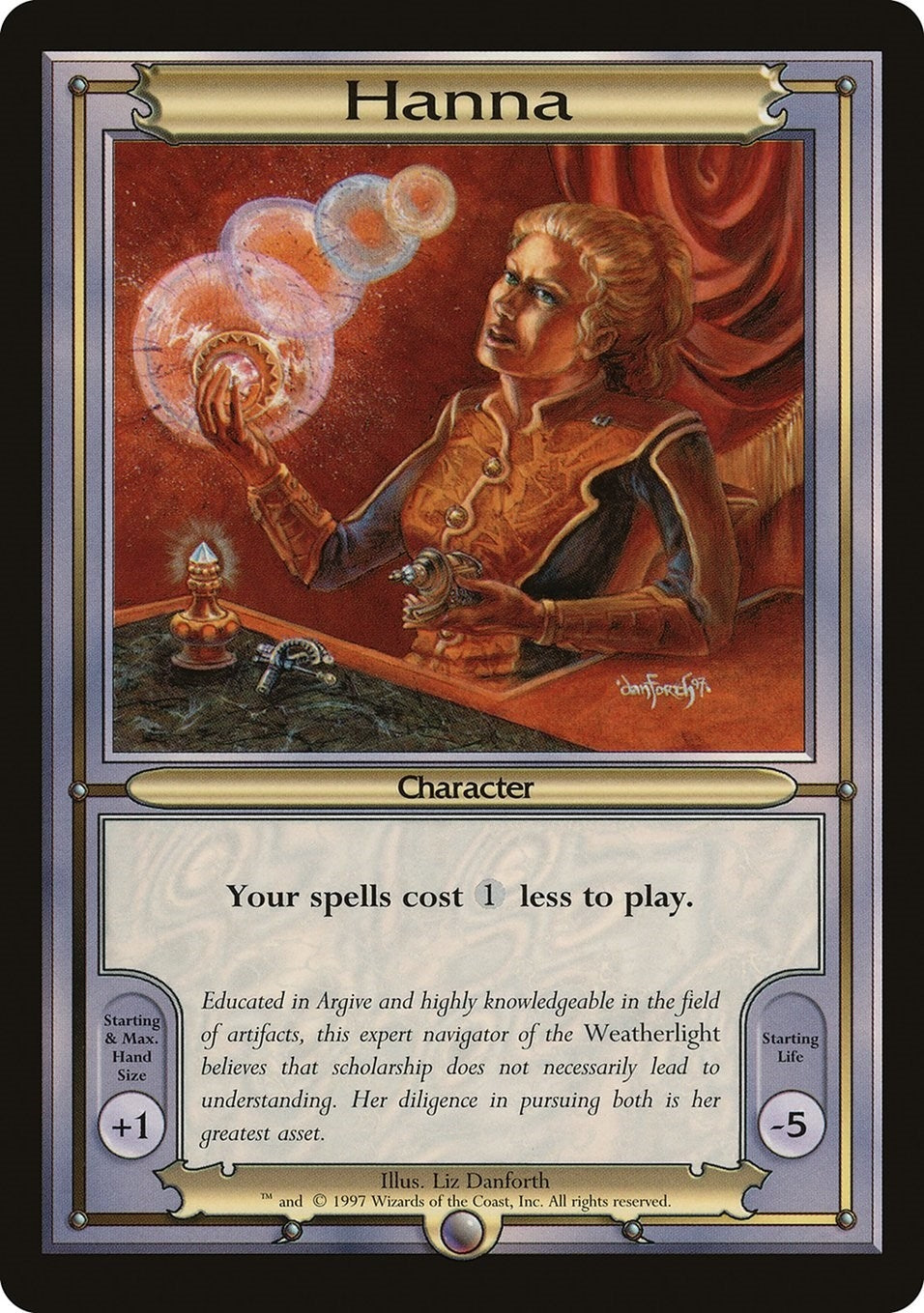 Image for Hanna (Oversize) (Vanguard) - Magic: The Gathering
