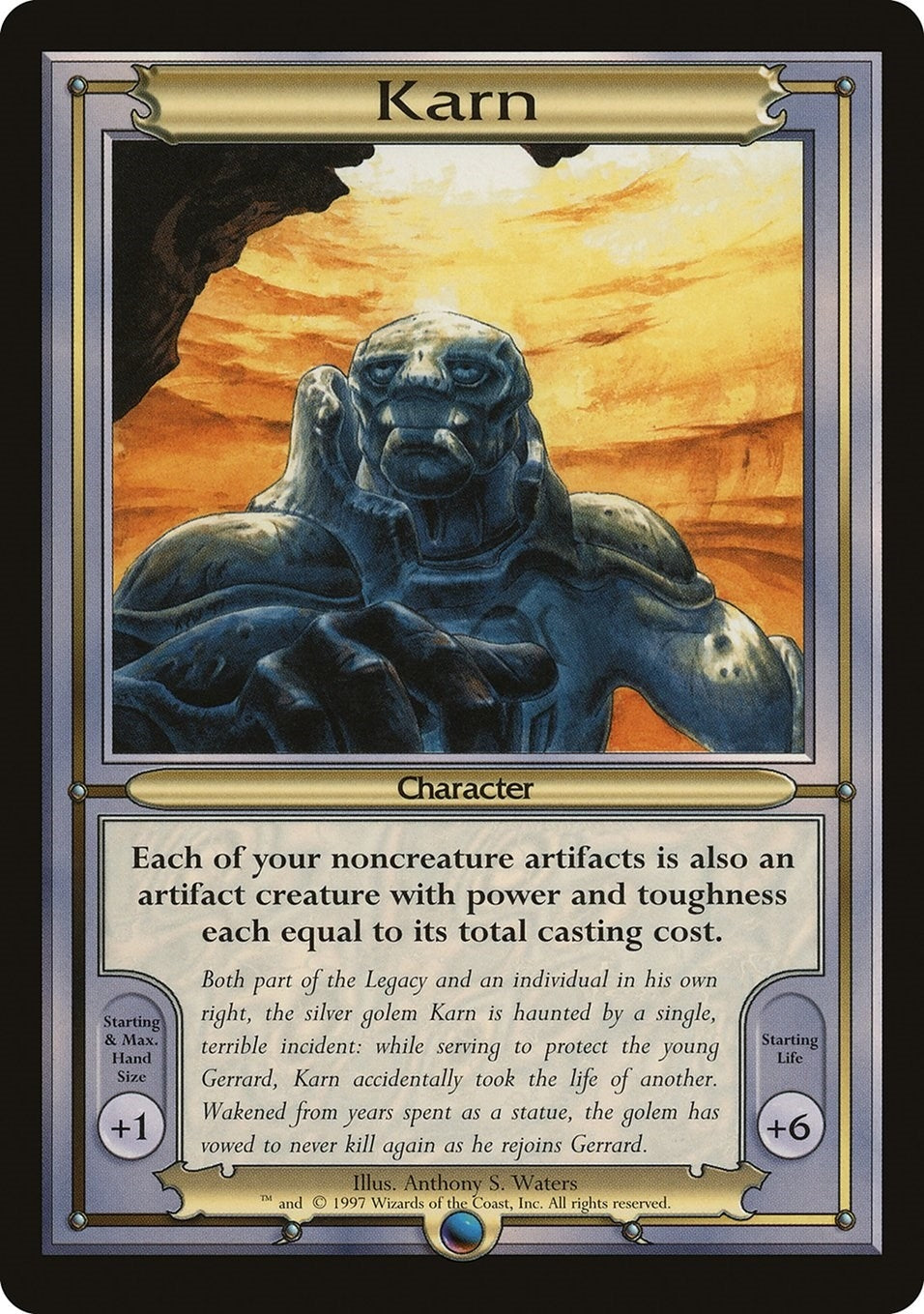 Image for Karn (Oversize) (Vanguard) - Magic: The Gathering
