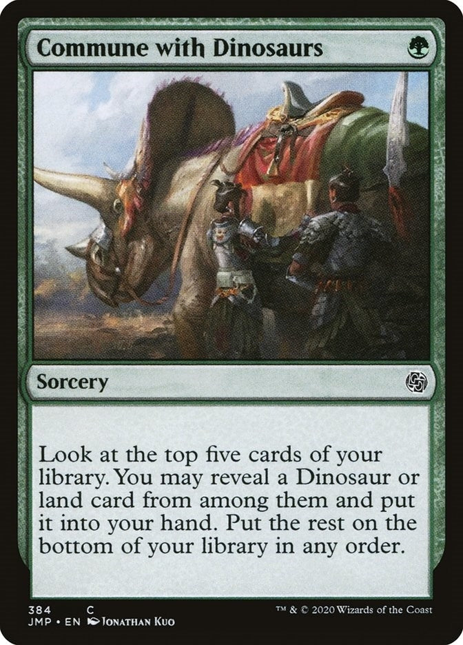 Image for Commune with Dinosaurs (Jumpstart) (384) - Magic: The Gathering