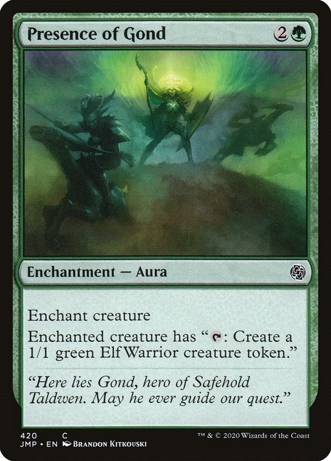 Image for Presence of Gond (Jumpstart) (420) - Magic: The Gathering