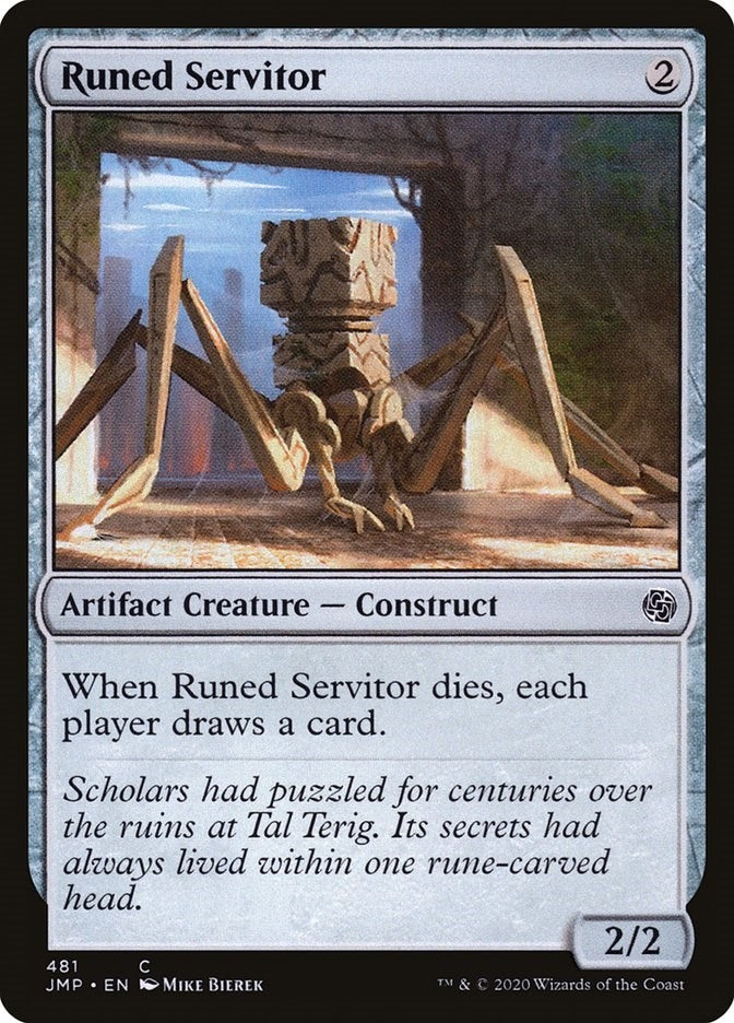 Image for Runed Servitor (Jumpstart) (481) - Magic: The Gathering