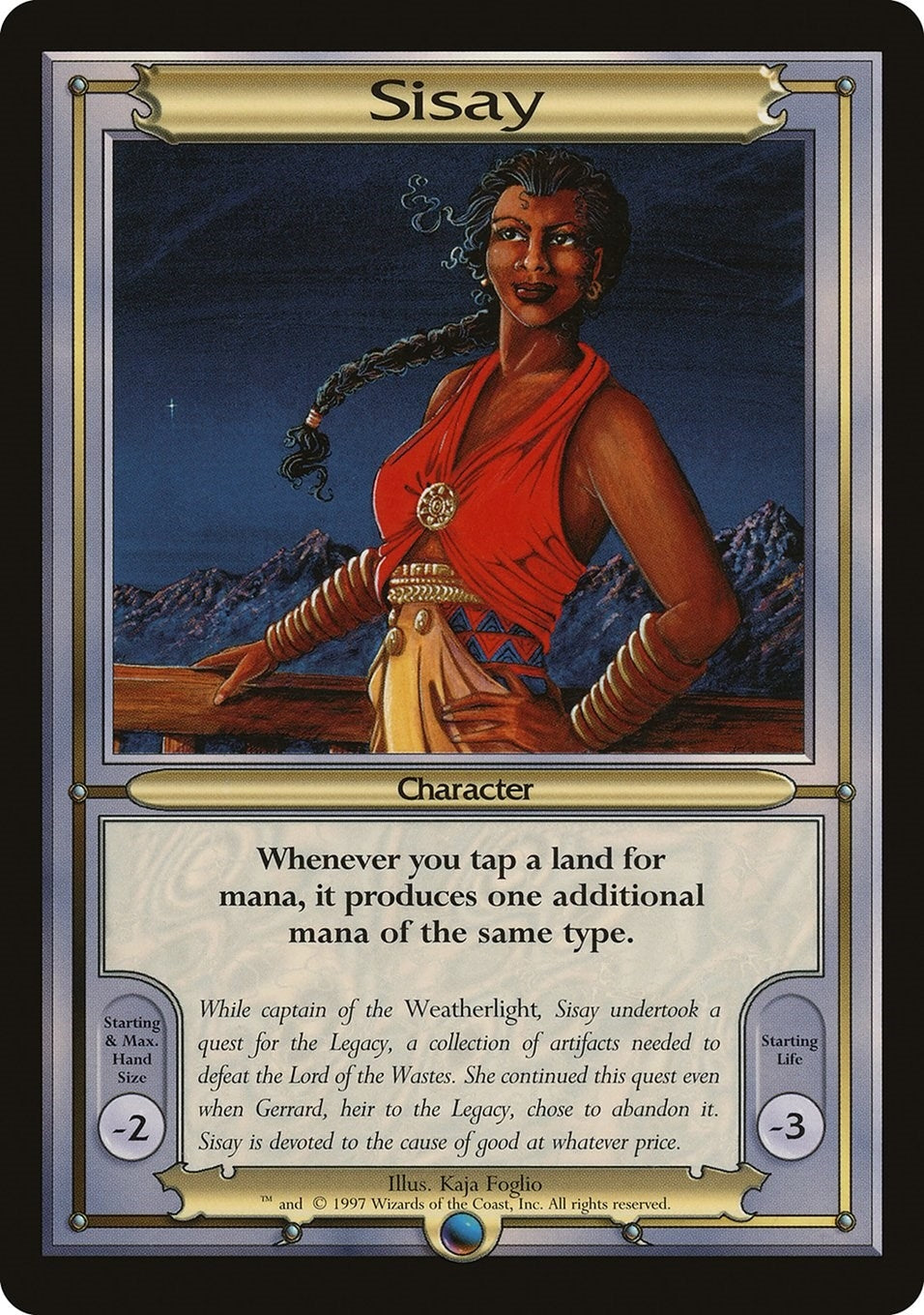 Image for Sisay (Oversize) (Vanguard) - Magic: The Gathering