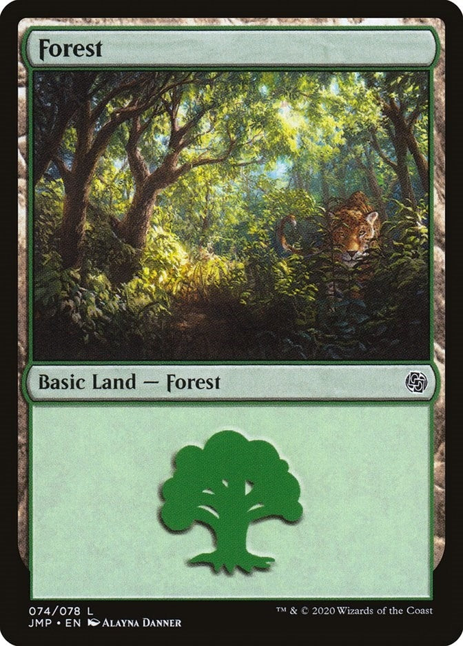 Image for Forest (074) (Jumpstart) (74) - Magic: The Gathering