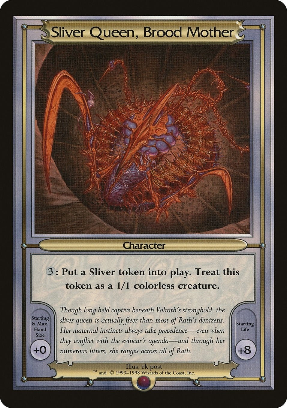 Image for Sliver Queen, Brood Mother (Oversize) (Vanguard) - Magic: The Gathering