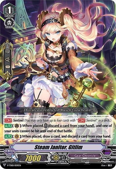 Image for Steam Janitor, Gitlim (V-TD10: Chronojet) (V-TD10/009EN) - Cardfight Vanguard