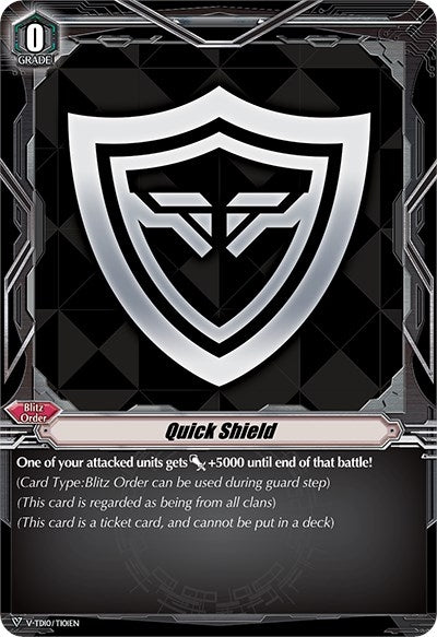 Image for Quick Shield (V-TD10: Chronojet) (V-TD10/TI01EN) - Cardfight Vanguard