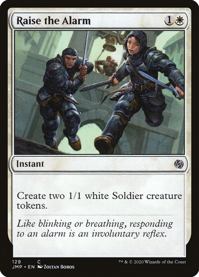 Image for Raise the Alarm (Jumpstart) (129) - Magic: The Gathering