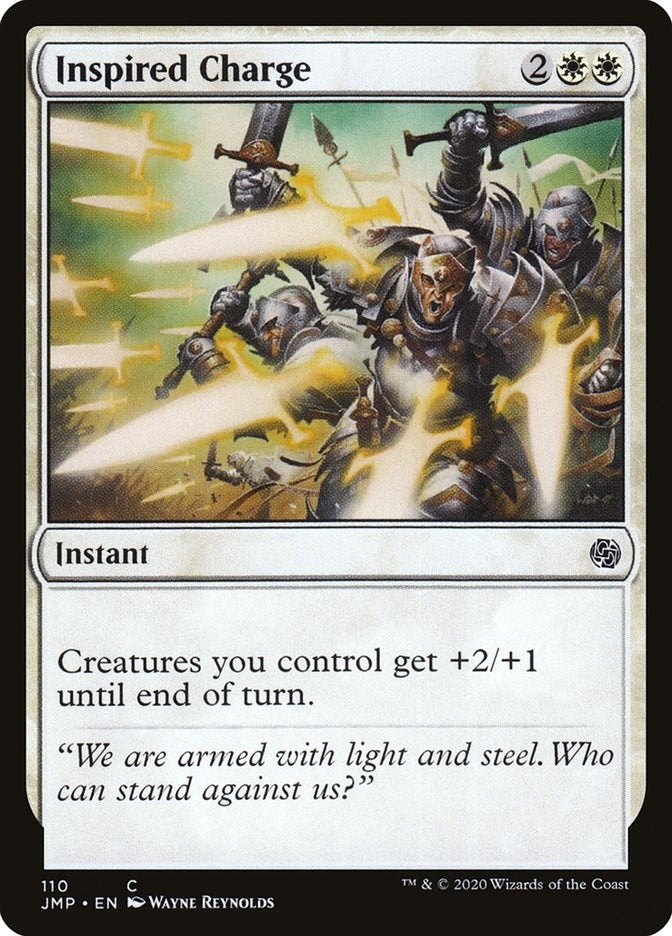 Image for Inspired Charge (Jumpstart) (110) - Magic: The Gathering