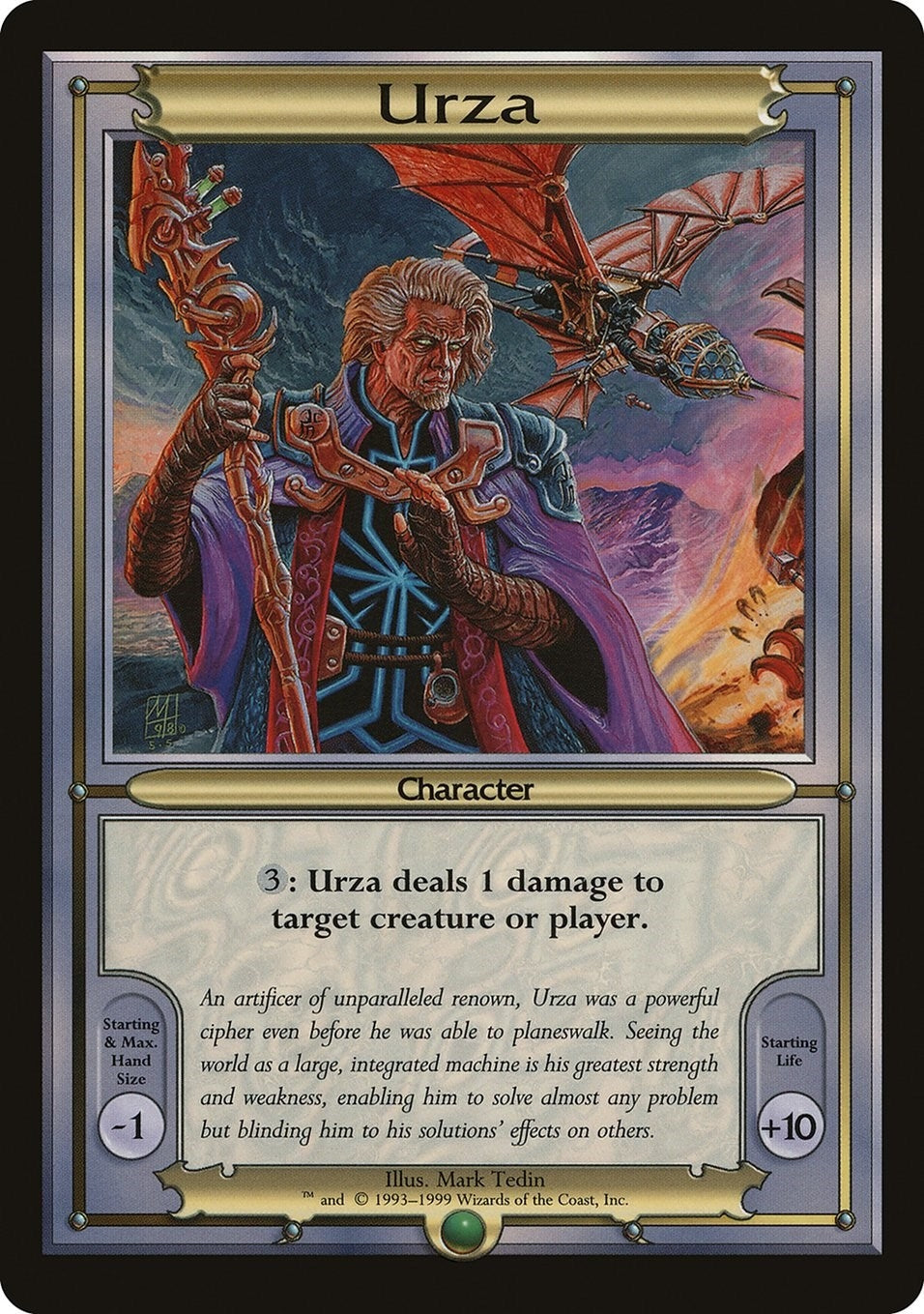 Image for Urza (Oversize) (Vanguard) - Magic: The Gathering