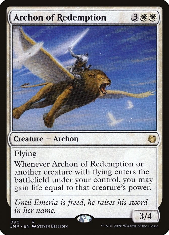 Image for Archon of Redemption (Jumpstart) (90) - Magic: The Gathering
