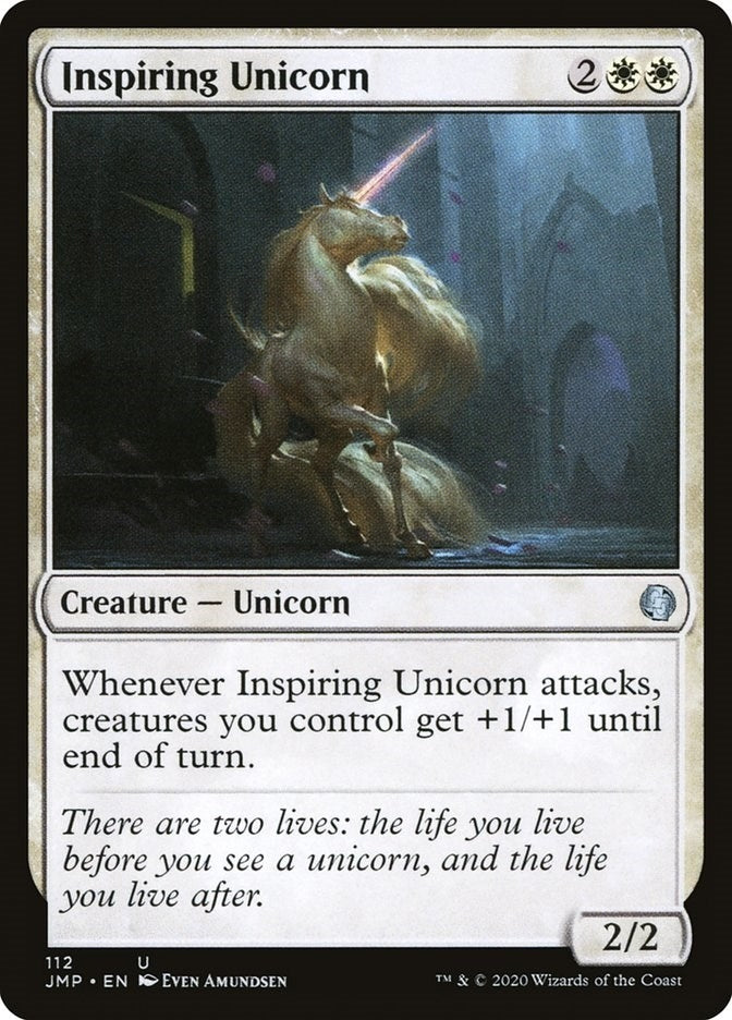 Image for Inspiring Unicorn (Jumpstart) (112) - Magic: The Gathering