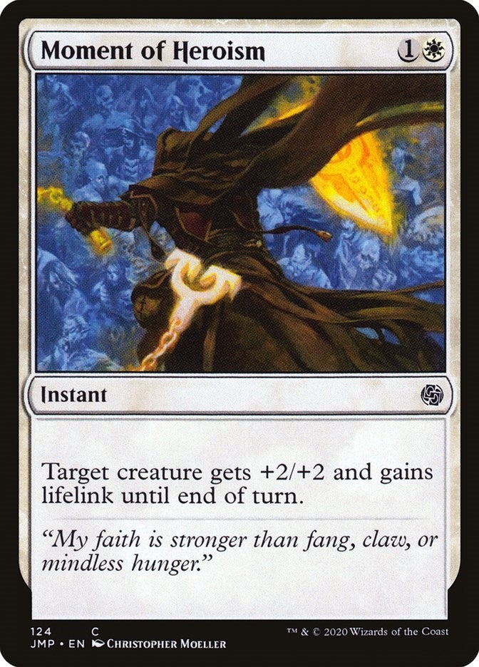 Image for Moment of Heroism (Jumpstart) (124) - Magic: The Gathering