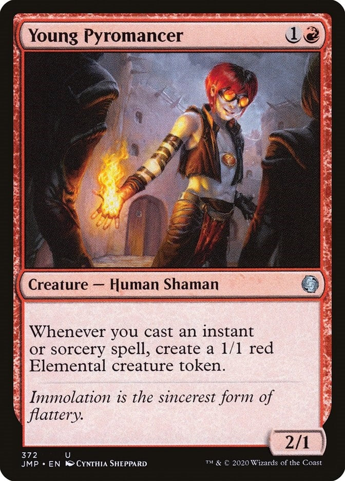 Image for Young Pyromancer (Jumpstart) (372) - Magic: The Gathering